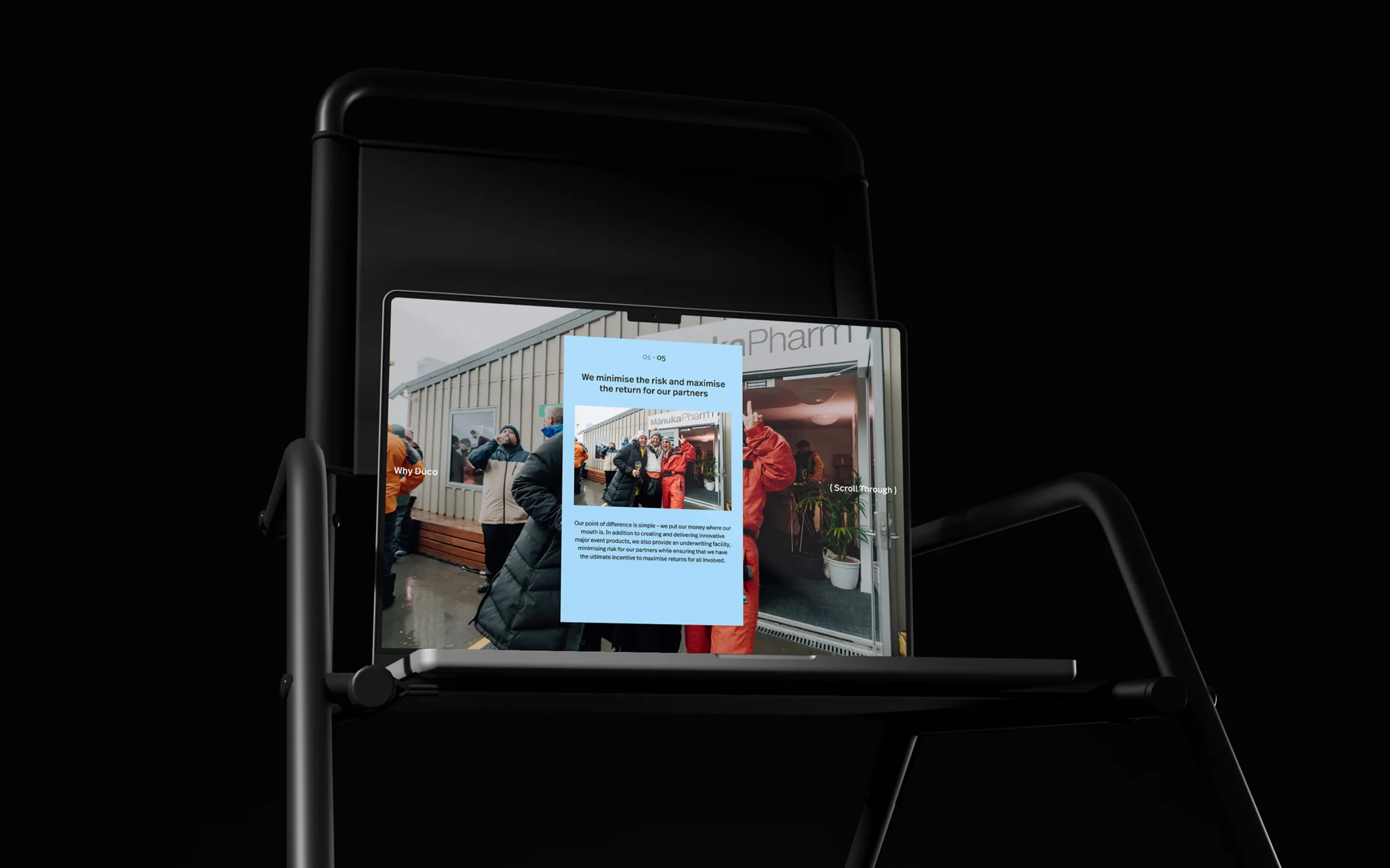 Conference website design highlighting speakers, schedules, registration details, and professional event branding.