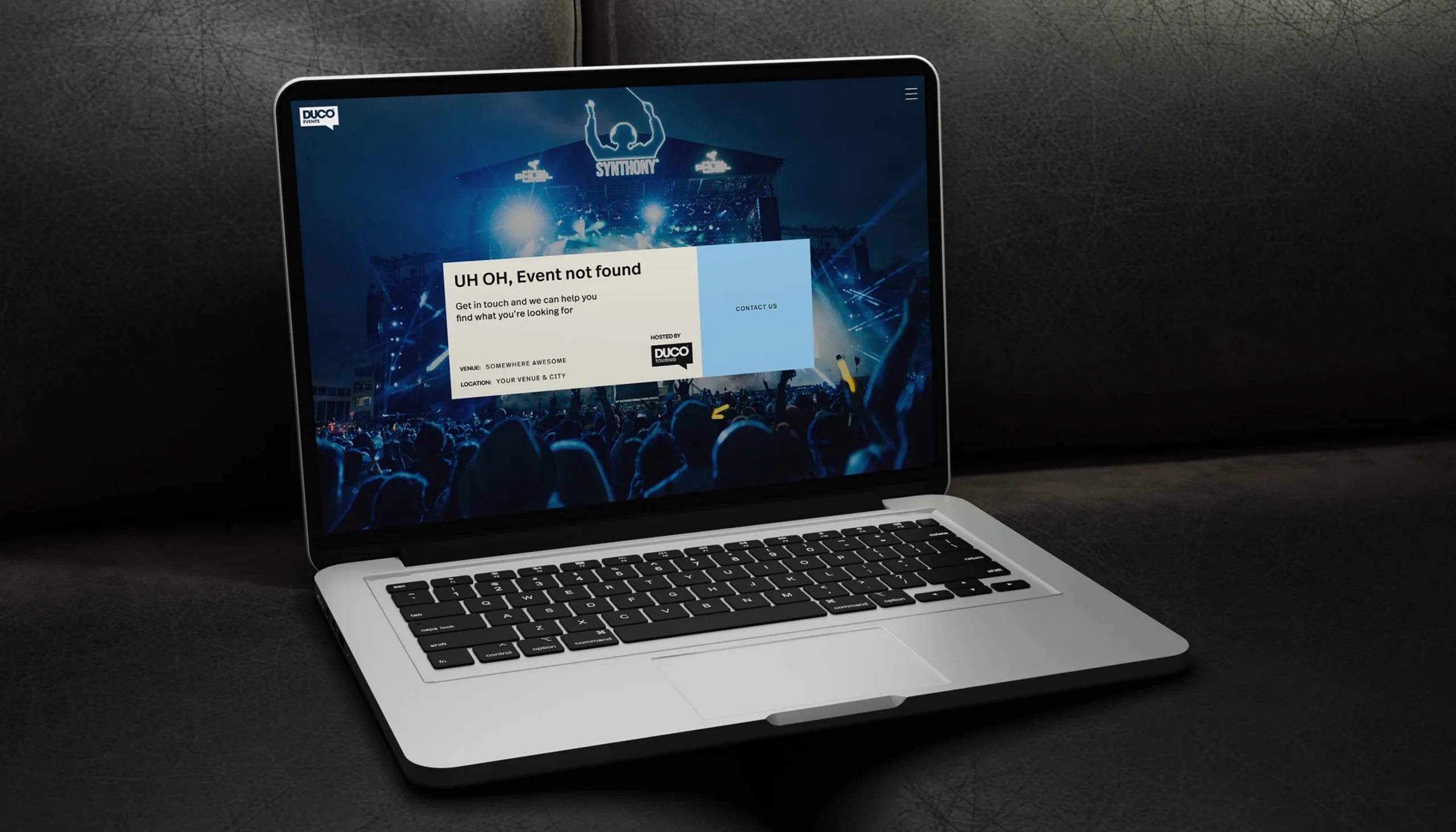Website design for a launch event, combining strong visual identity, key messaging, and clear registration calls to action.