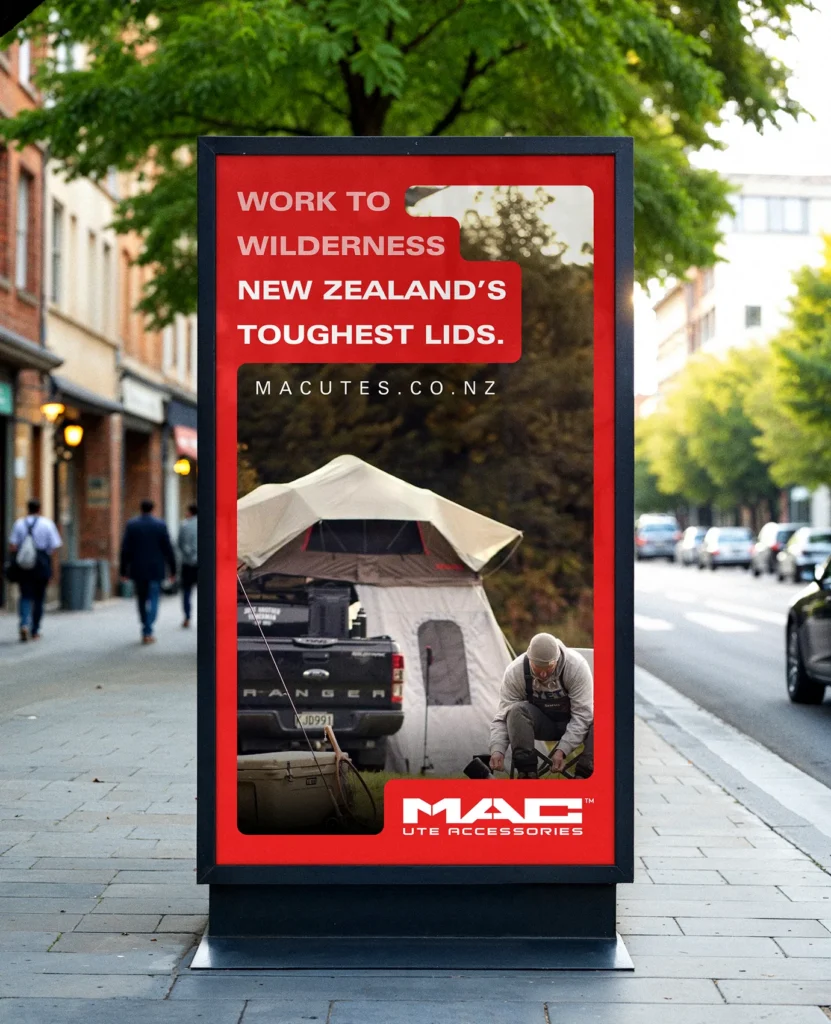 Mac Utes Billboard Design