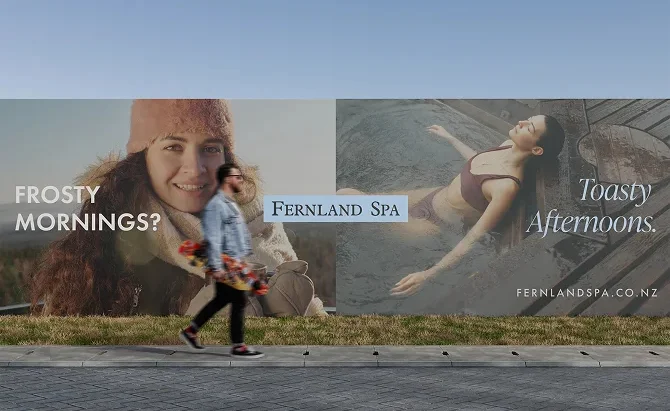 Fernland Spas Billboard Design
