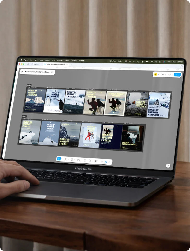 Social and display assets